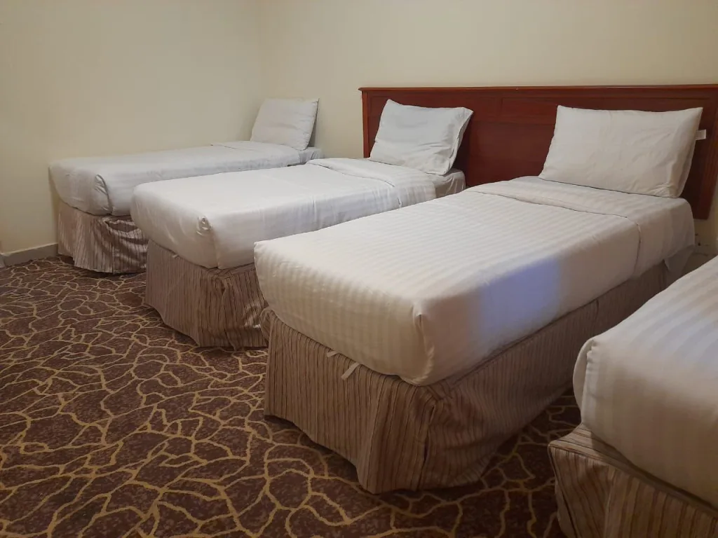 Guest room at Karam Al Khair hotel in Madinah